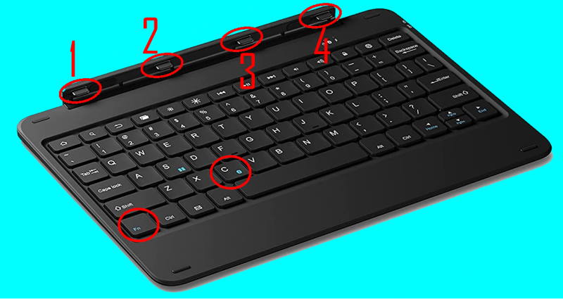 attach and remove the official wireless keyboard for Amazon Fire HD 10 2021 (and Fire HD 10 Plus)