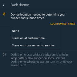 Use Dark Theme on Fire Tablets with Fire OS 8