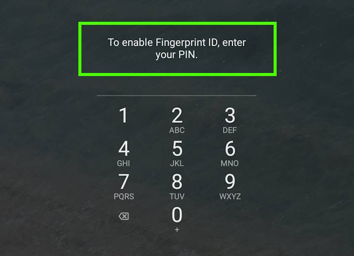 you need to use password/PIN to enable fingerprint ID on Fire Max 11.