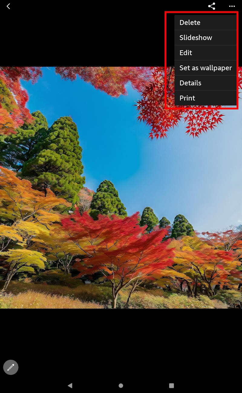 Edit images in the Gallery app